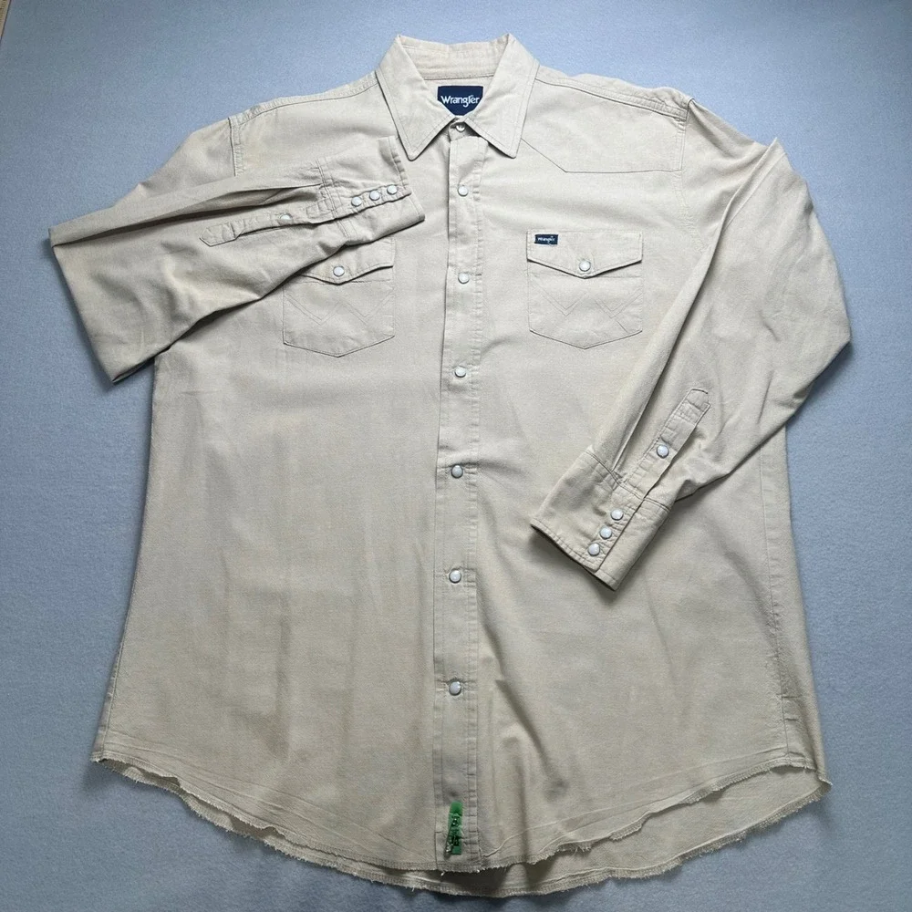 Wrangler western snap